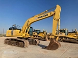 Used Komatsu in yard
